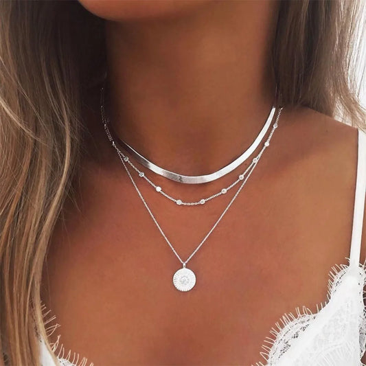 Charlene Multilayer Chain Necklace