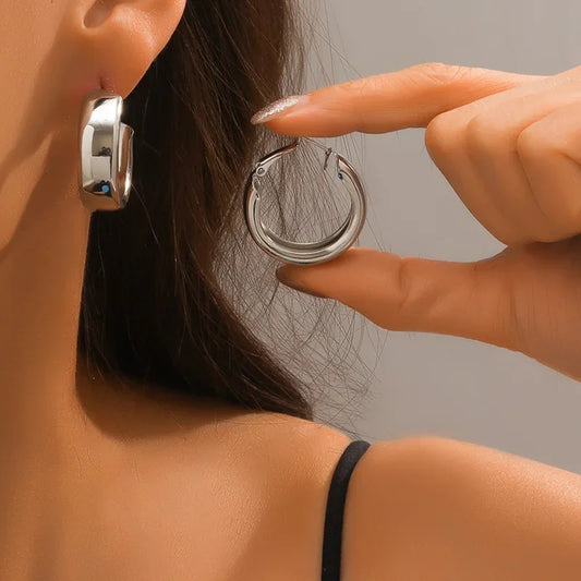 Beyonce Round Chunky Earring